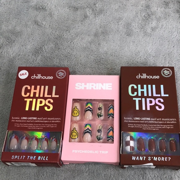 3 Assorted Sets of Urban Outfitters Press On Nails  New - Picture 1 of 8